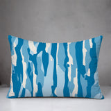 Spiro Patchwork  Indoor/Outdoor Reversible Rectangular Pillow