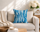 Spiro Patchwork  Indoor/Outdoor Reversible Square Pillow