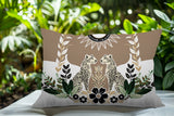 Spoke Leopard Reversible Indoor/Outdoor Rectangle Pillow