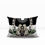 Spoke Leopard Reversible Indoor/Outdoor Rectangle Pillow