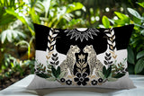 Spoke Leopard Reversible Indoor/Outdoor Square Pillow