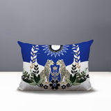Spoke Leopard Reversible Indoor/Outdoor Rectangle Pillow