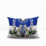 Spoke Leopard Reversible Indoor/Outdoor Rectangle Pillow