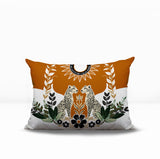 Spoke Leopard Reversible Indoor/Outdoor Rectangle Pillow