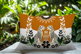 Spoke Leopard Reversible Indoor/Outdoor Square Pillow