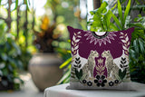 Spoke Leopard Reversible Indoor/Outdoor Square Pillow