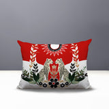 Spoke Leopard Reversible Indoor/Outdoor Rectangle Pillow