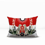 Spoke Leopard Reversible Indoor/Outdoor Rectangle Pillow
