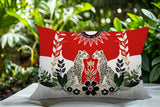 Spoke Leopard Reversible Indoor/Outdoor Rectangle Pillow