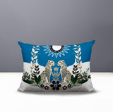 Spoke Leopard Reversible Indoor/Outdoor Rectangle Pillow