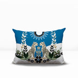Spoke Leopard Reversible Indoor/Outdoor Rectangle Pillow