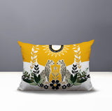 Spoke Leopard Reversible Indoor/Outdoor Rectangle Pillow