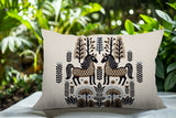 Stai Horse Reversible Indoor/Outdoor Lumbar Pillow in Beige - Size 25x18