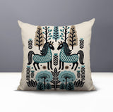 Stai Horse Reversible Indoor/Outdoor Square Pillow
