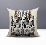 Stai Horse Reversible Indoor/Outdoor Square Pillow