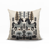 Stai Horse Reversible Indoor/Outdoor Square Pillow