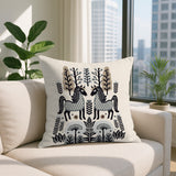 Stai Horse Reversible Indoor/Outdoor Lumbar Pillow