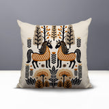 Stai Horse Reversible Indoor/Outdoor Square Pillow