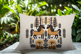 Stai Horse Reversible Indoor/Outdoor Lumbar Pillow in Orange - Size 25x18