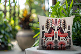 Stai Horse Reversible Indoor/Outdoor Lumbar Pillow