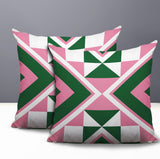 Stan 2 Sets Indoor/Outdoor Reversible Square Pillow
