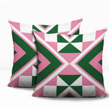 Stan 2 Sets Indoor/Outdoor Reversible Square Pillow