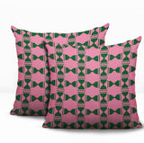 Stan Geo 2 Sets Indoor/Outdoor Reversible Square Pillow