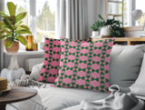 Stan Geo 2 Sets Indoor/Outdoor Reversible Square Pillow