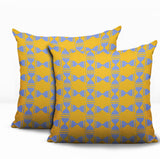 Stan Geo 2 Sets Indoor/Outdoor Reversible Square Pillow
