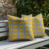 Stan Geo 2 Sets Indoor/Outdoor Reversible Square Pillow