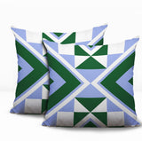 Stan 2 Sets Indoor/Outdoor Reversible Square Pillow