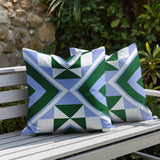 Stan 2 Sets Indoor/Outdoor Reversible Square Pillow