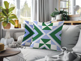 Stan 2 Sets Indoor/Outdoor Reversible Square Pillow