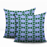 Stan Geo 2 Sets Indoor/Outdoor Reversible Square Pillow