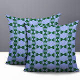 Stan Geo 2 Sets Indoor/Outdoor Reversible Square Pillow