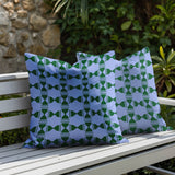 Stan Geo 2 Sets Indoor/Outdoor Reversible Square Pillow