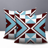 Stan 2 Sets Indoor/Outdoor Reversible Square Pillow