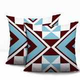 Stan 2 Sets Indoor/Outdoor Reversible Square Pillow