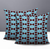 Stan Geo 2 Sets Indoor/Outdoor Reversible Square Pillow