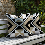 Stan 2 Sets Indoor/Outdoor Reversible Square Pillow