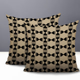 Stan Geo 2 Sets Indoor/Outdoor Reversible Square Pillow
