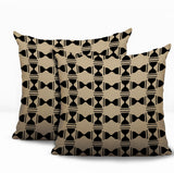 Stan Geo 2 Sets Indoor/Outdoor Reversible Square Pillow