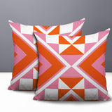 Stan 2 Sets Indoor/Outdoor Reversible Square Pillow