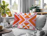 Stan 2 Sets Indoor/Outdoor Reversible Square Pillow