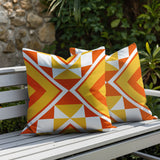 Stan 2 Sets Indoor/Outdoor Reversible Square Pillow