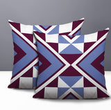 Stan 2 Sets Indoor/Outdoor Reversible Square Pillow