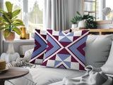Stan 2 Sets Indoor/Outdoor Reversible Square Pillow