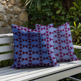 Stan Geo 2 Sets Indoor/Outdoor Reversible Square Pillow