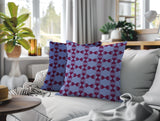 Stan Geo 2 Sets Indoor/Outdoor Reversible Square Pillow