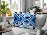 Stan 2 Sets Indoor/Outdoor Reversible Square Pillow